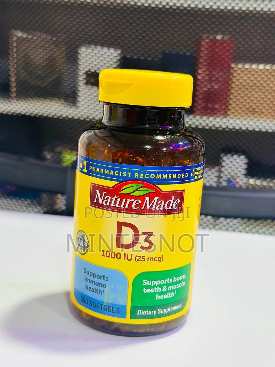 Vitamin D3 (180 Soft Gels 