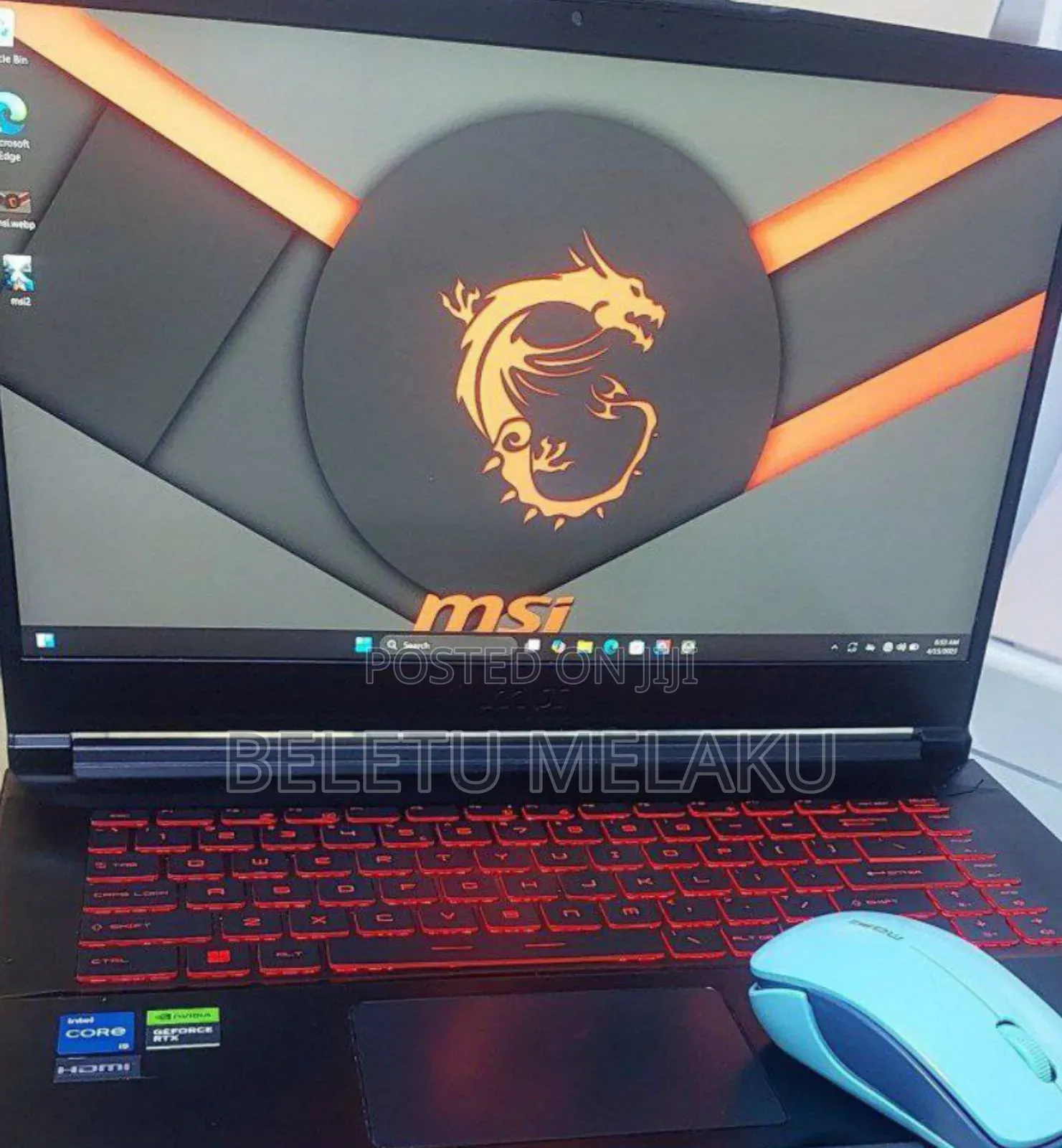 New Laptop MSI GF63 16GB Intel Core I5 SSD 512GB