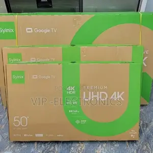 Syinix 50"Inch Tv Smart Uhd Google System Tv