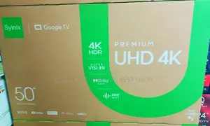 Syinix 50"Inch Tv Smart Uhd Google System Tv