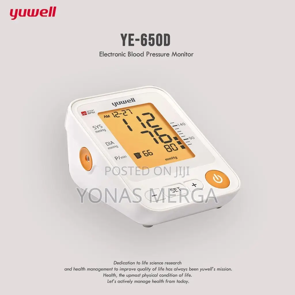 Blood Pressure Monitor፬頂one-Button Control for Ease of Use