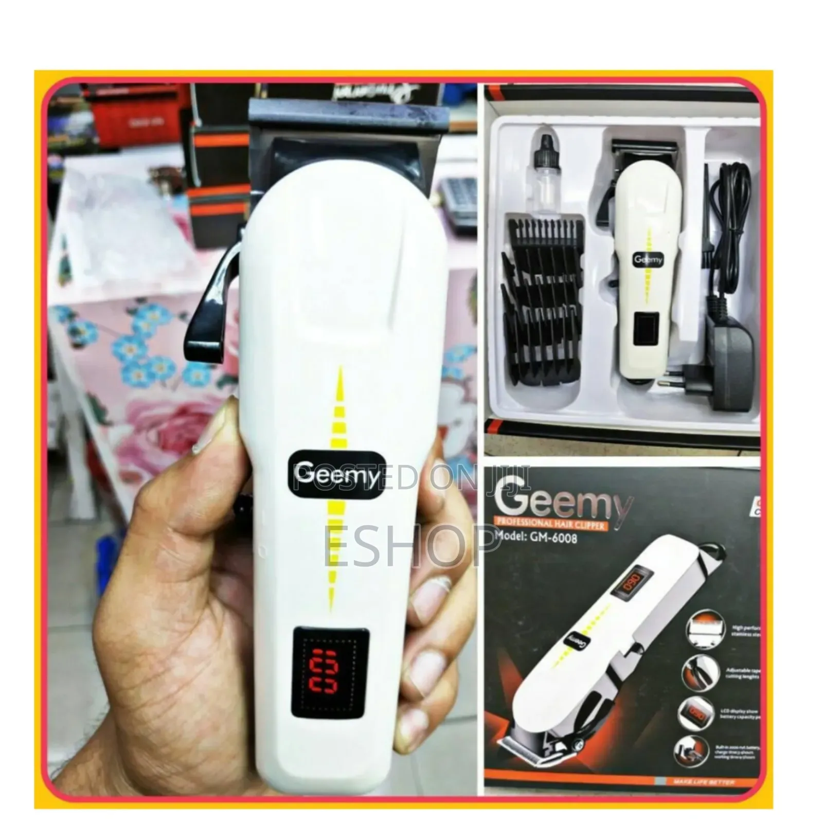 **Geemy Hair Clipper – Save Money on Barber Visits!**