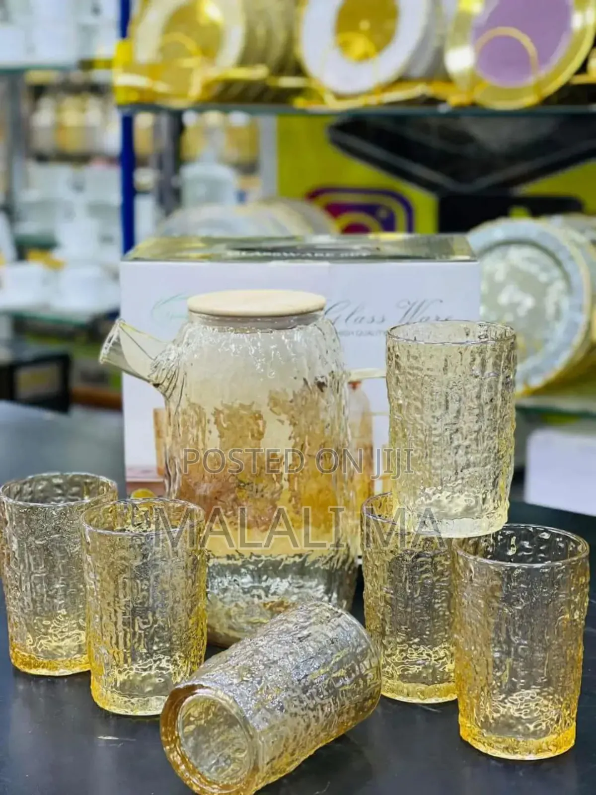 Quality 7pieces Jug With 6 Glasses