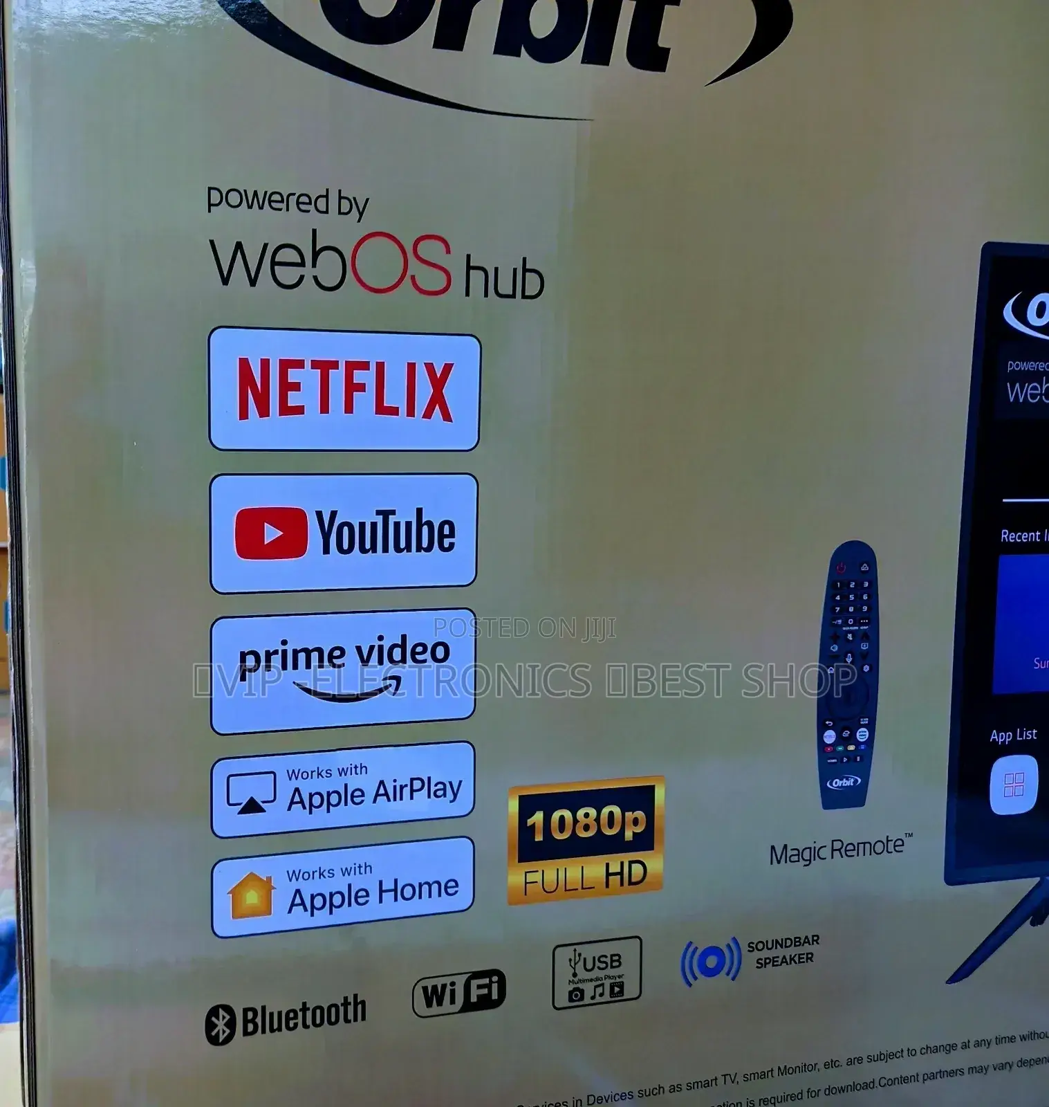 Orbit 43"Inch Tv Smart Android Tv