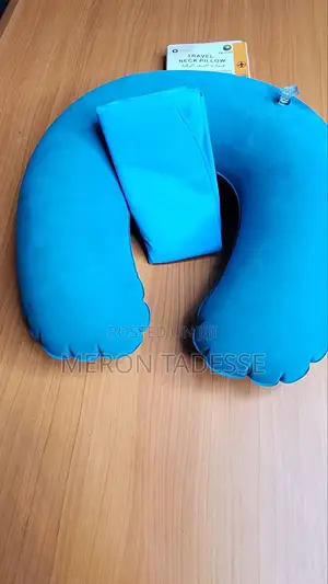 ከፋይ / Velvet የሚነፋ አንገት ትራስ Inflatable Travel Neck Pillow