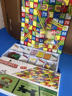 Monopoly+ Snakes Ladder Game - 2games in 1 ሞኖፓሊ + ስኔክ