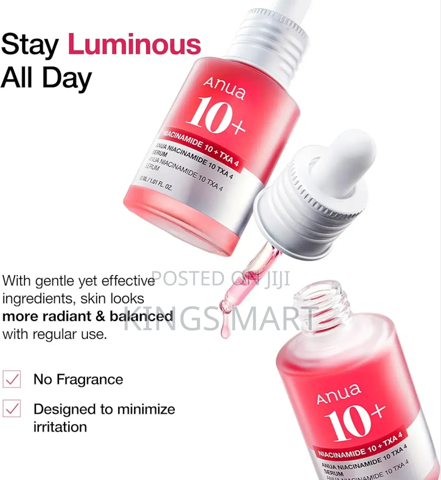 Anua Niancinamide Serum (Korean Skin Care)