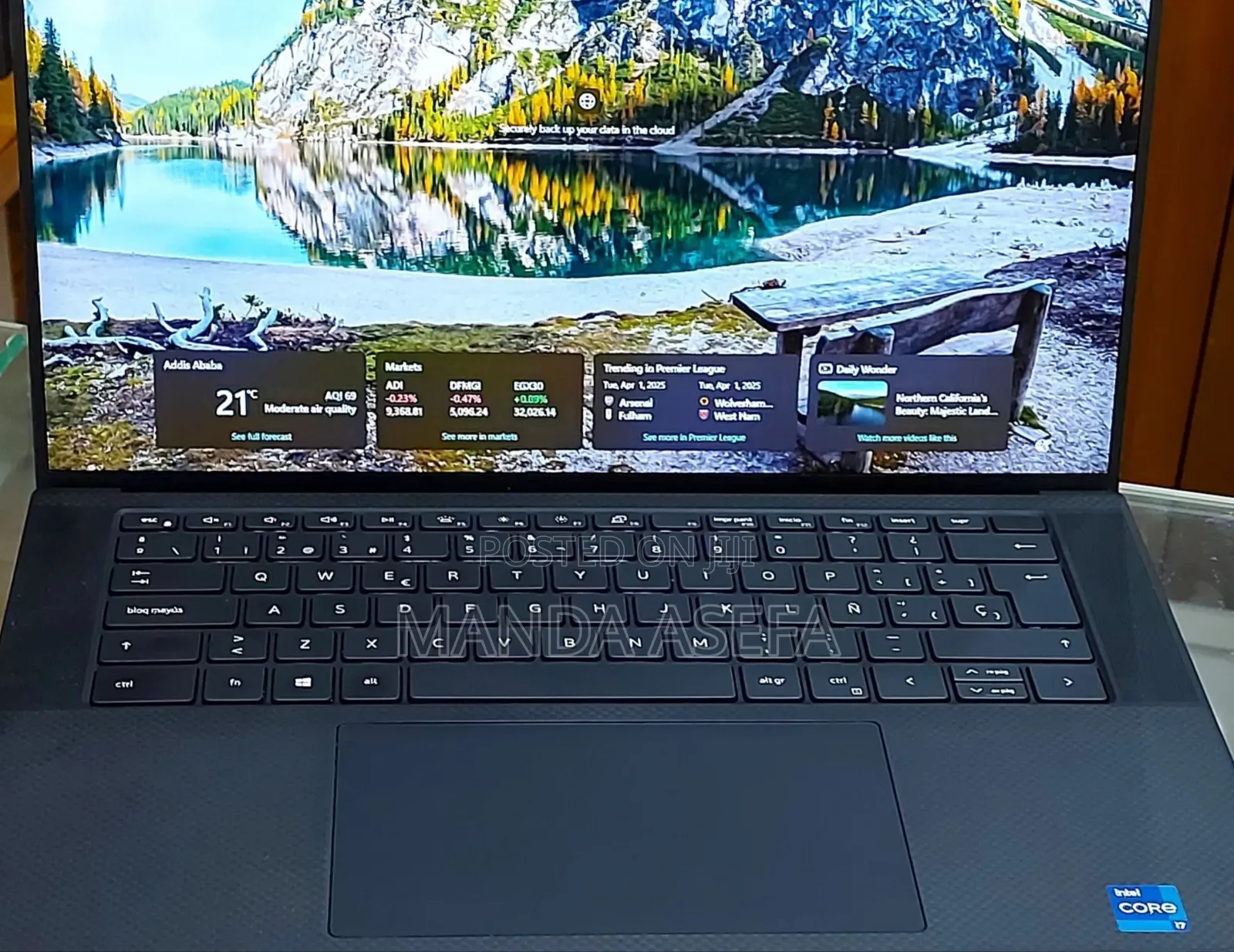 New Laptop Dell XPS 15 16GB Intel Core I7 SSD 512GB