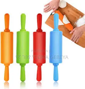 Photo - Colorful Silicone Rolling Pin Non-Stick Rolling Pin