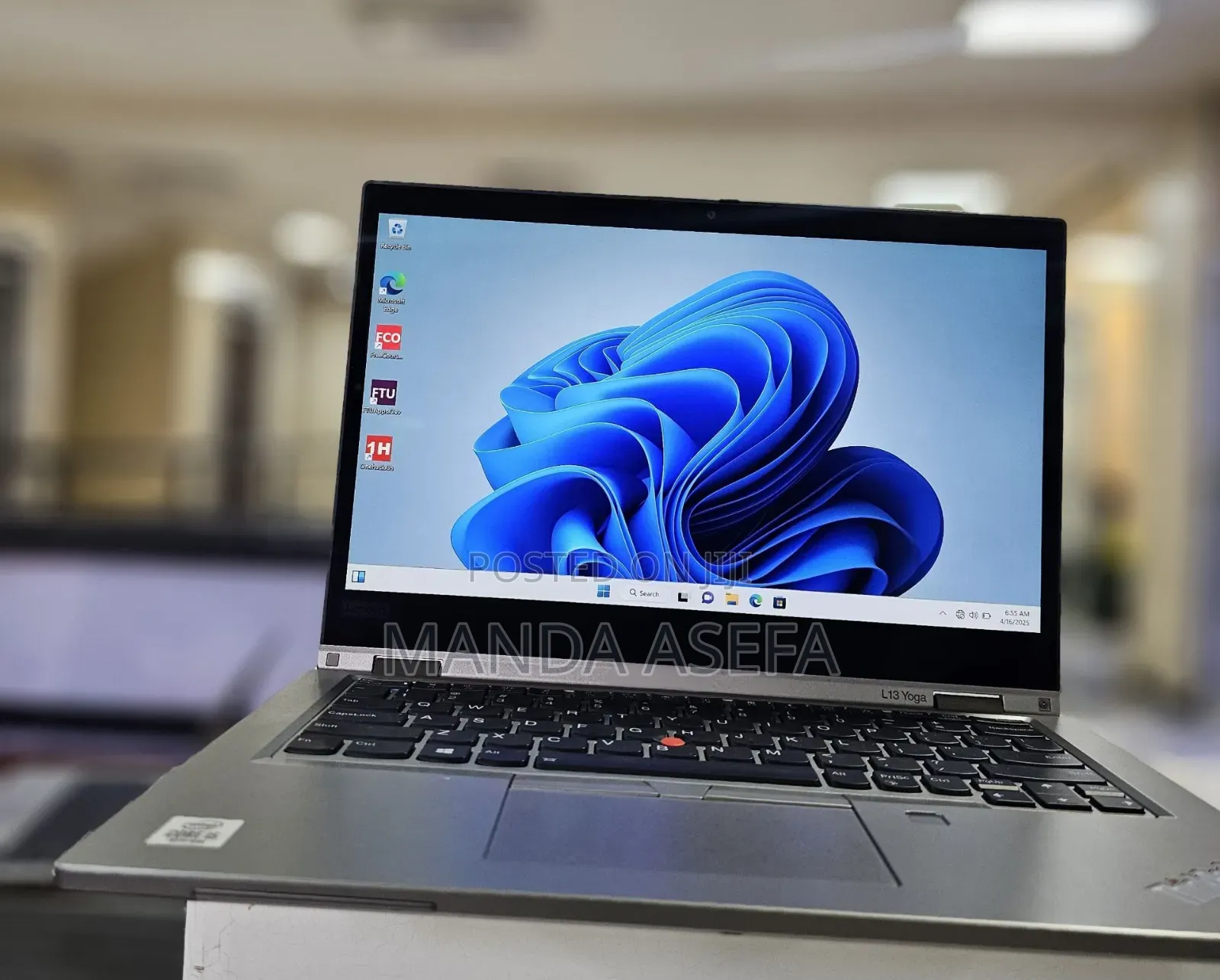 New Laptop Lenovo ThinkPad L13 Yoga 16GB Intel Core I5 SSD 512GB