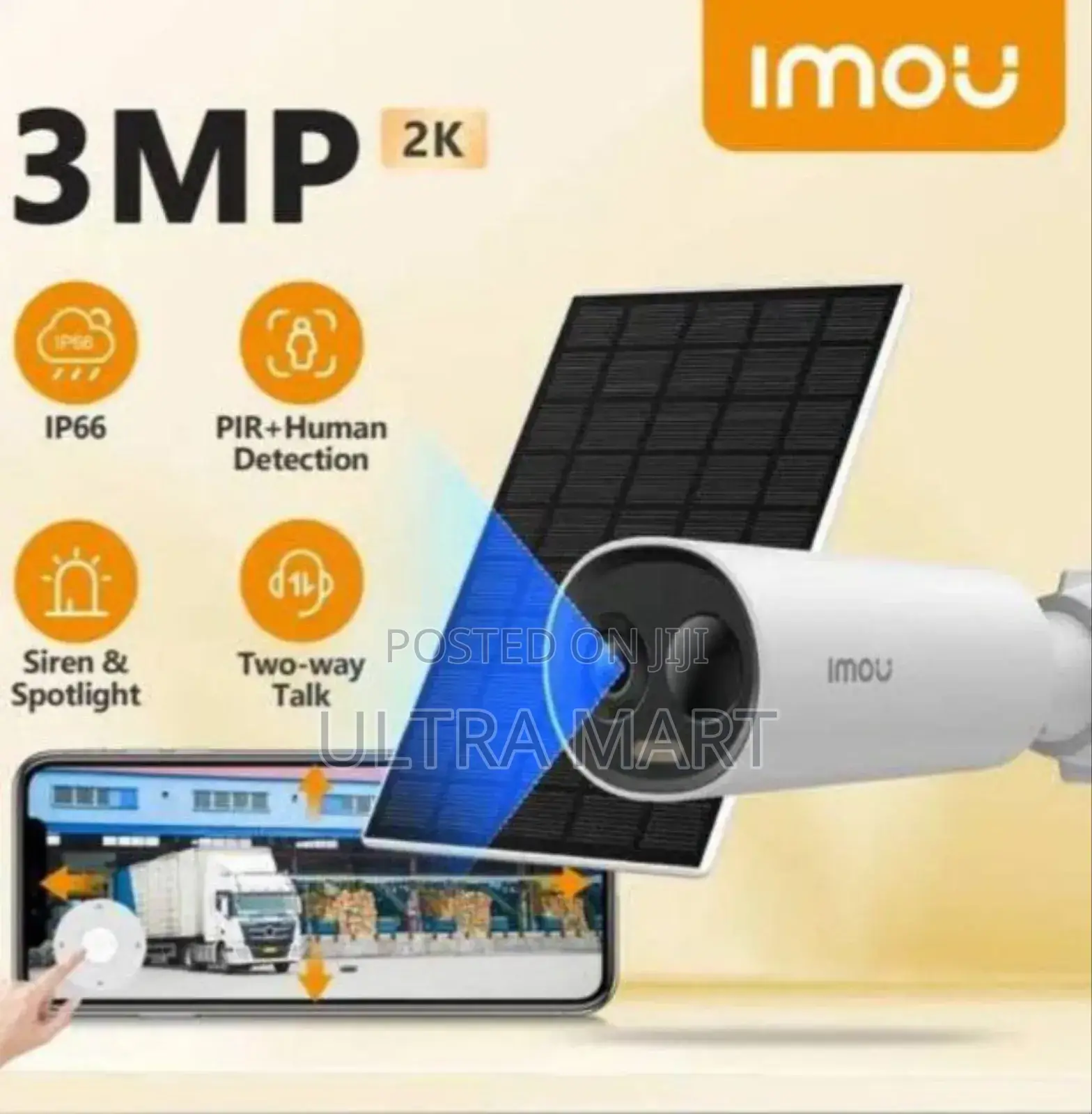 Imou Cell 3c Battery Camera (With Solar Pannel)