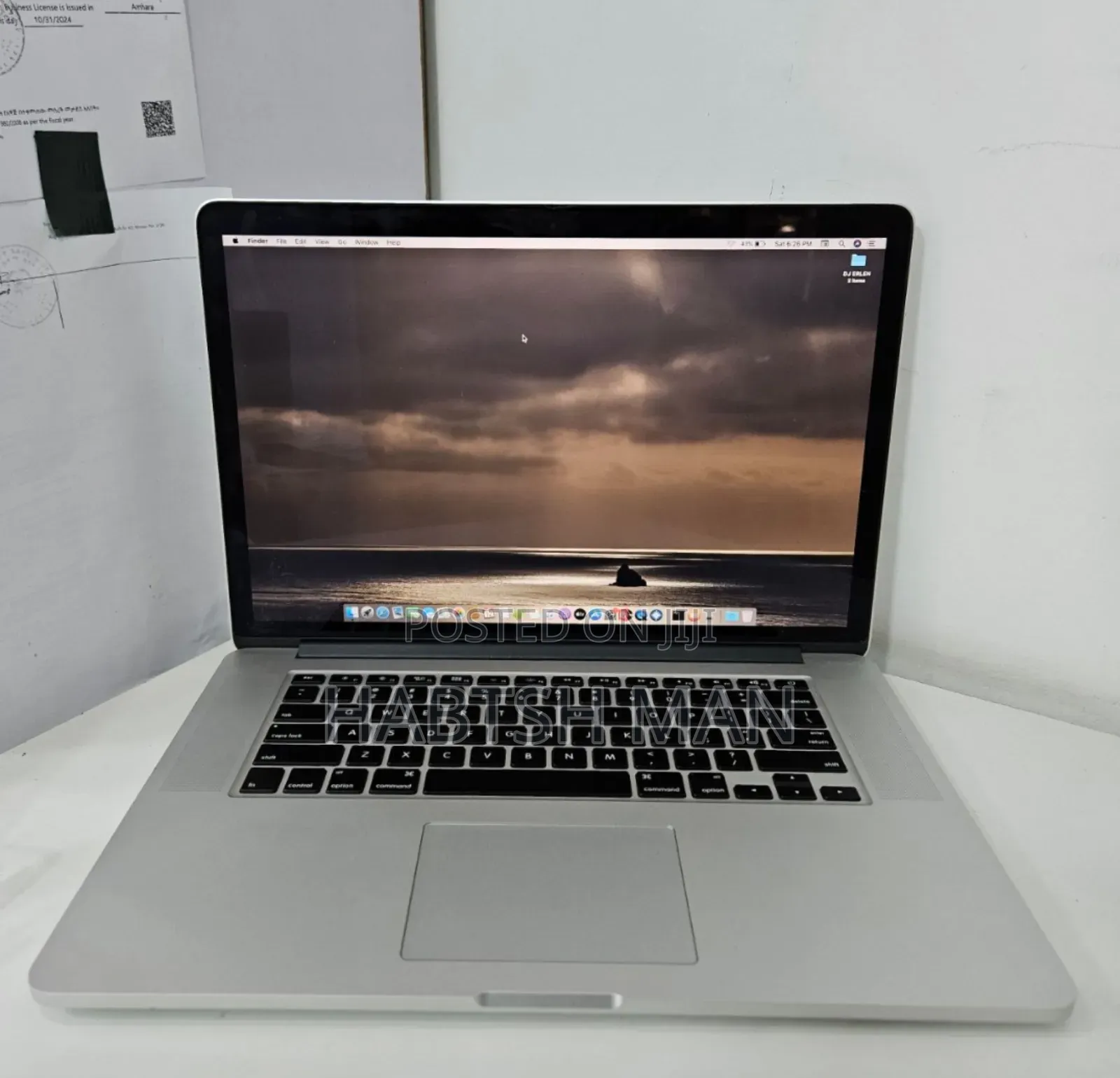New Laptop Apple MacBook Pro 2015 16GB Intel Core I7 SSD 512GB
