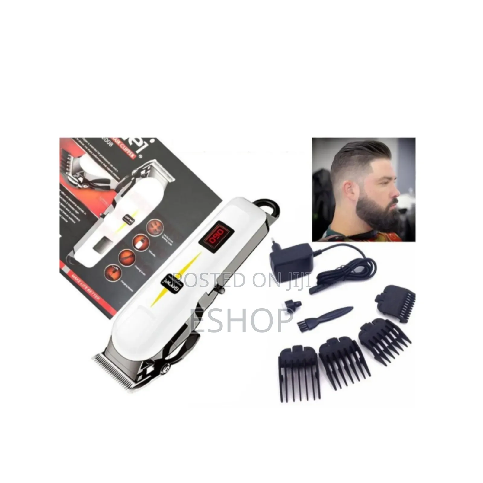 **Tangle-Free Hair Clipper With Sharp Blades**