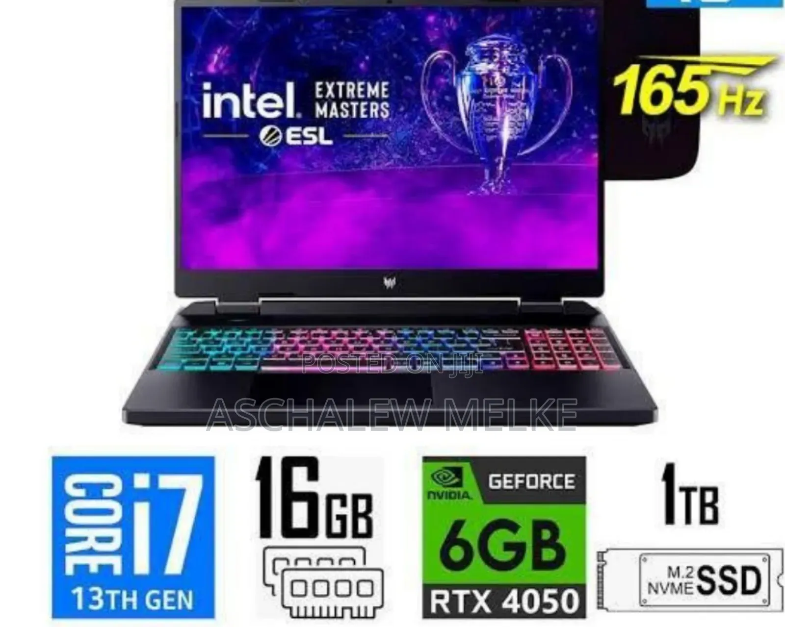 New Laptop Acer Predator Helios Neo 16 16GB Intel Core I7 SSD 1T