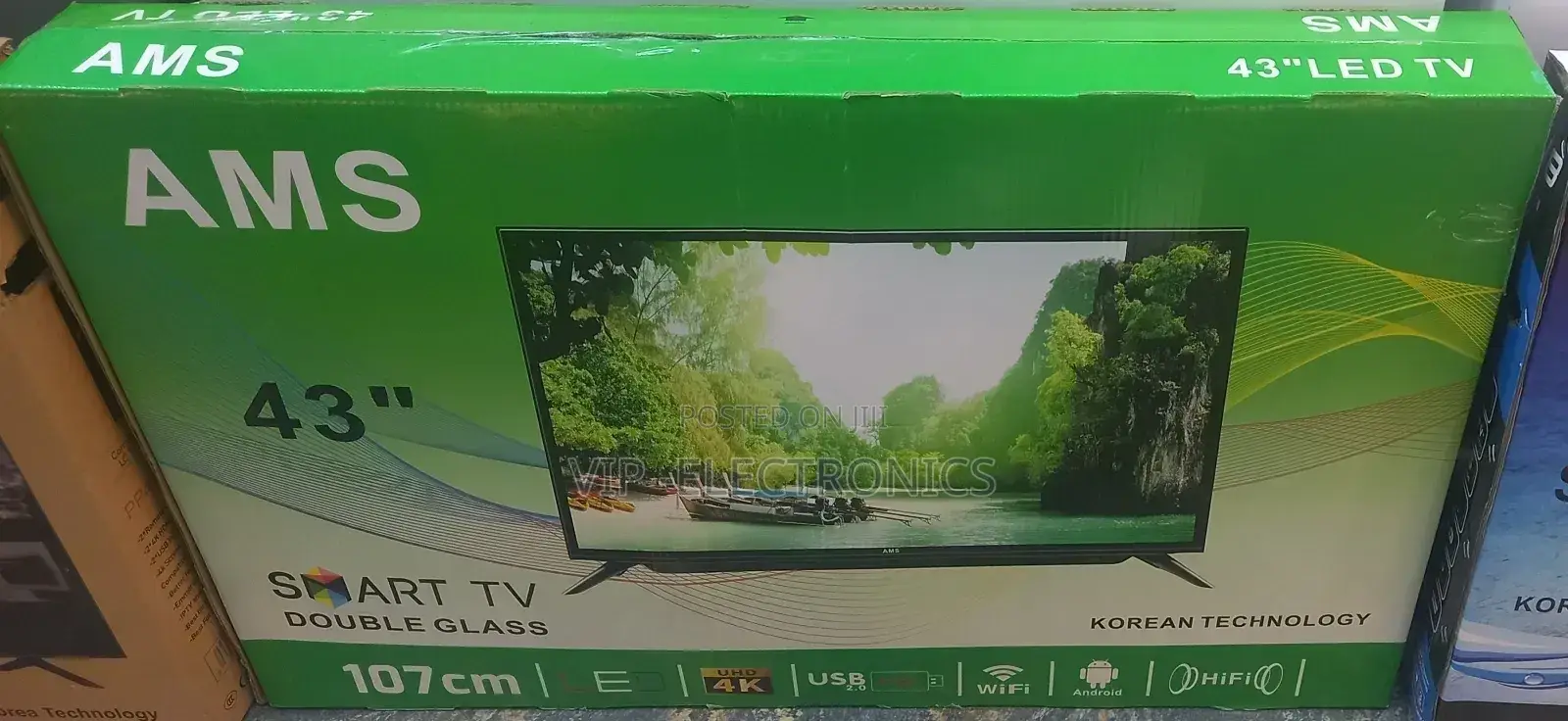 Ams 43"Inch Smart Nwe 2025 Tv