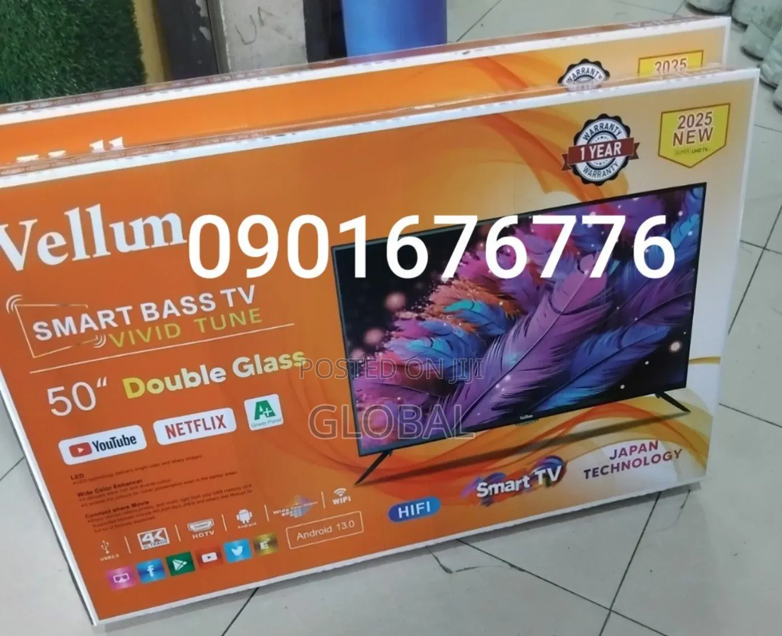 Vellum 50inch Smart Tv