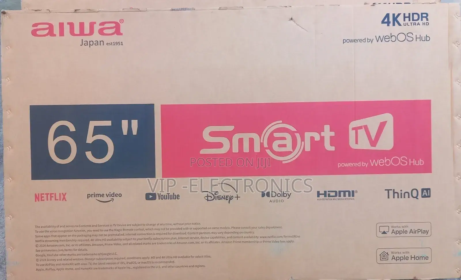 Alwa 65"Inch Tv Android Nwe Tv