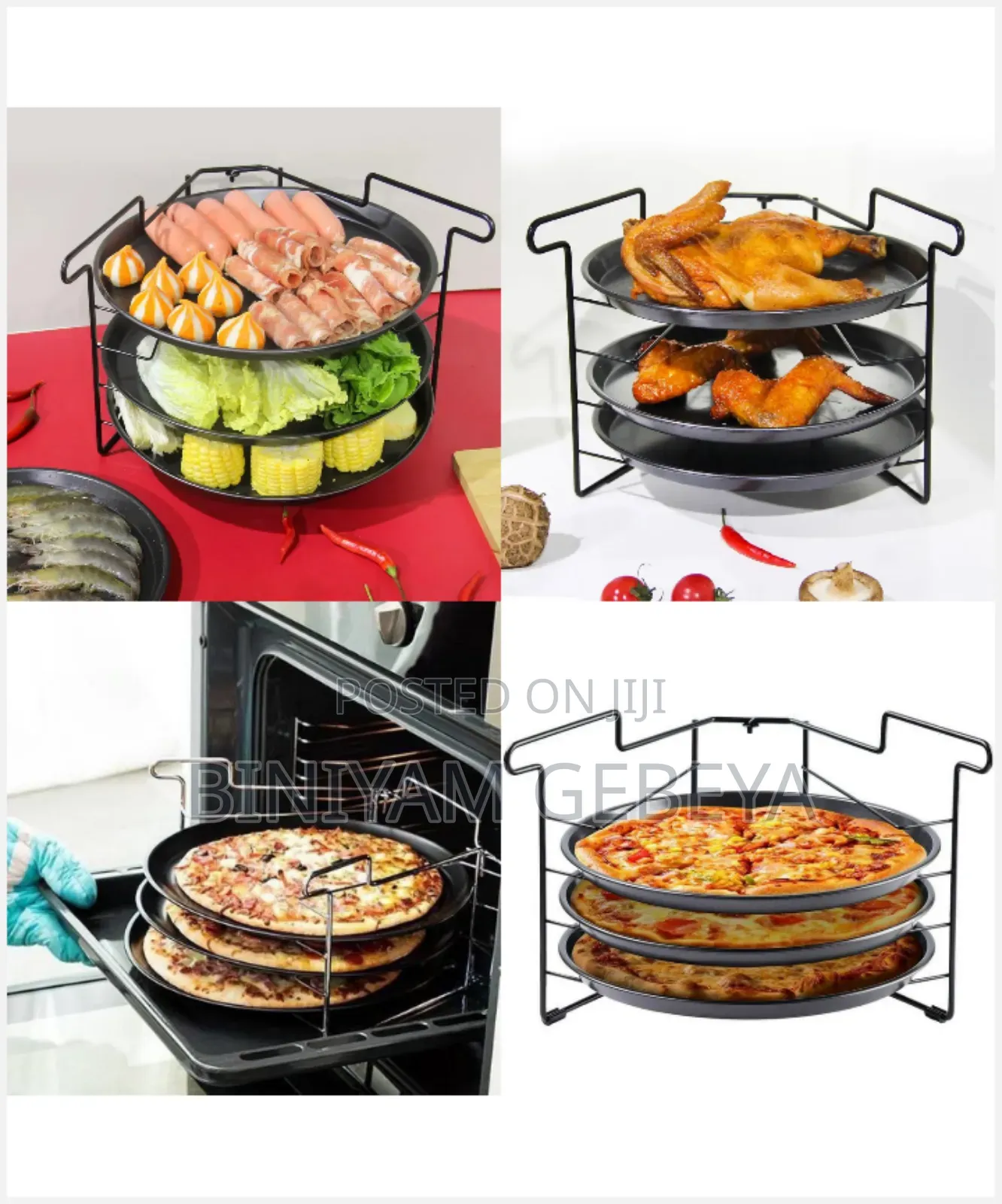 Original Pizza Maker ከማይዝግ ብረት የተሰራ የፒዛ መጋገሪያ ፓትራ