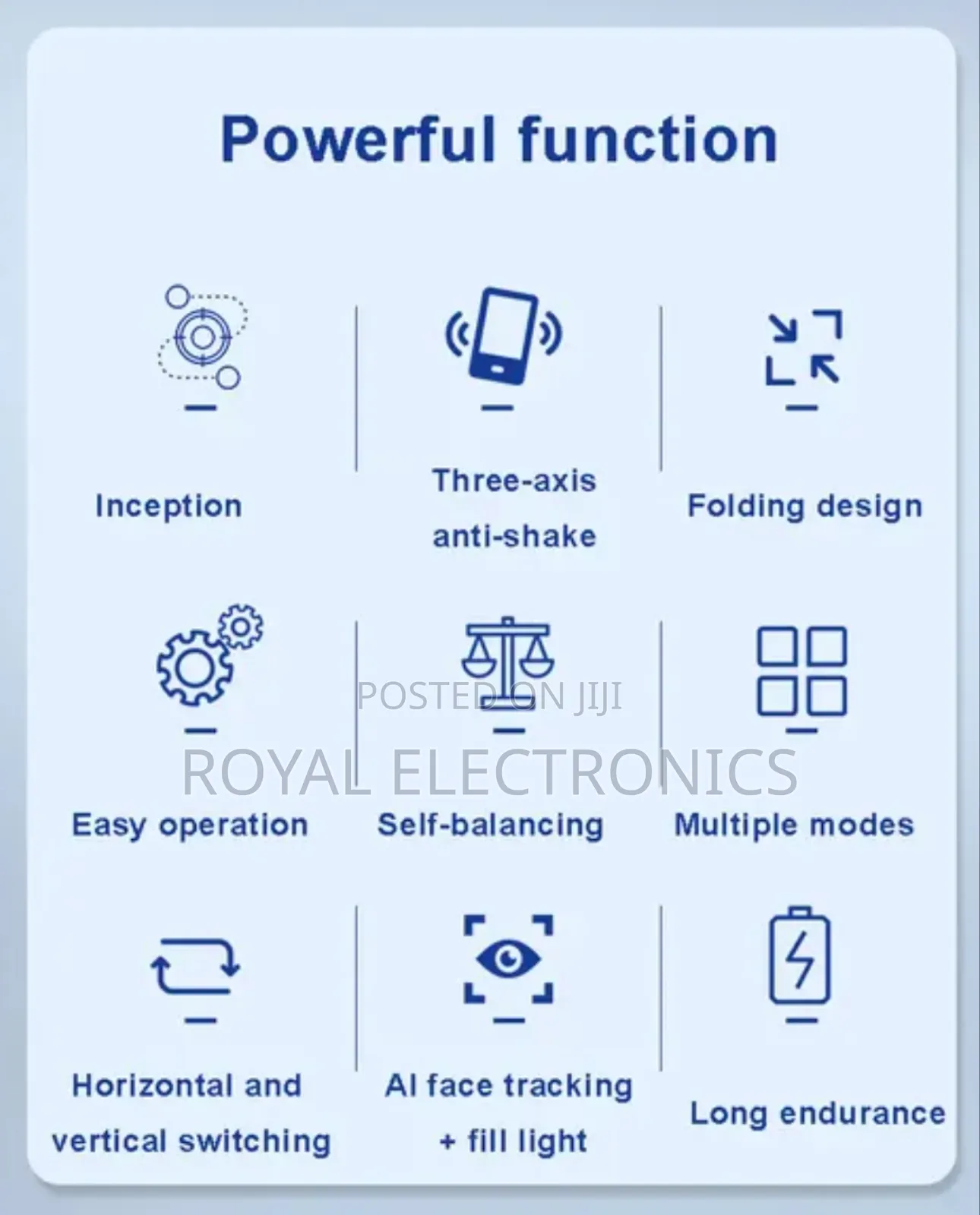 3 Axis Anti-Shake Gimbal With Ai Face Tracking Fill Light