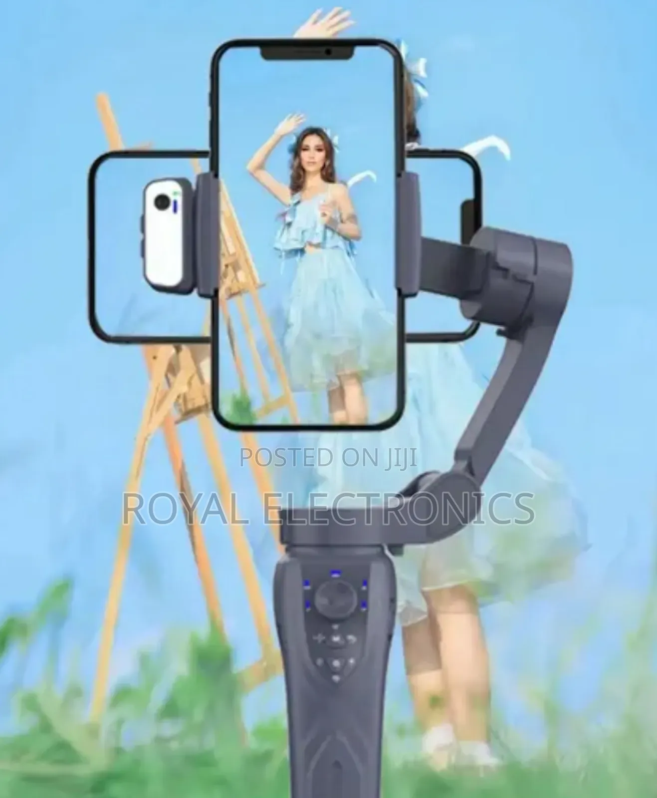3 Axis Anti-Shake Gimbal With Ai Face Tracking Fill Light