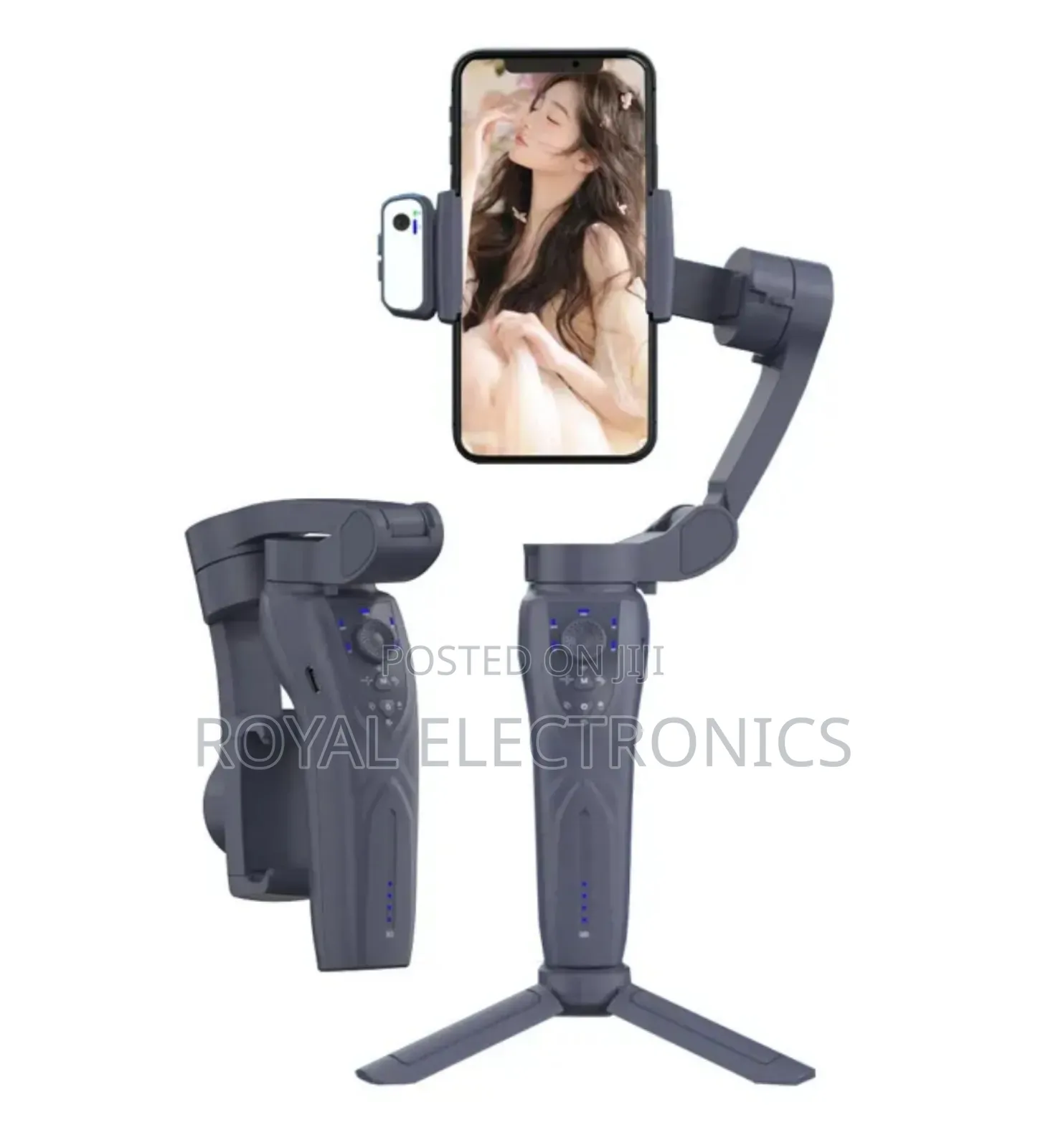 3 Axis Anti-Shake Gimbal With Ai Face Tracking Fill Light