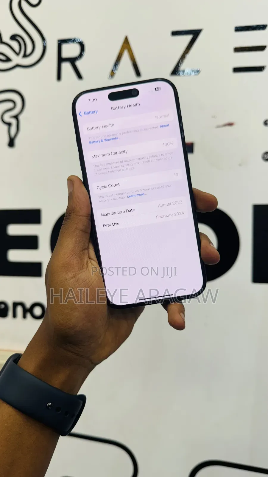 New Apple iPhone 15 Pro 256 GB Blue