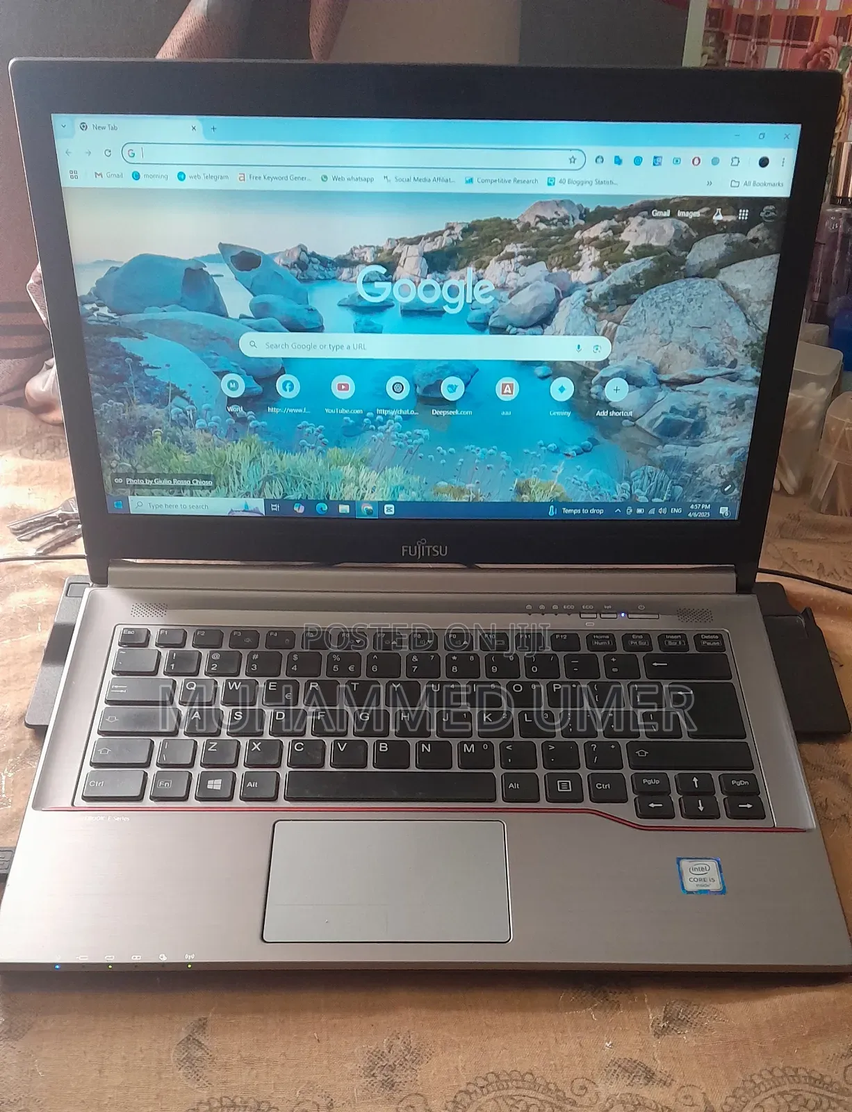 Laptop Fujitsu Lifebook E746 8GB Intel Core I5 SSD 256GB