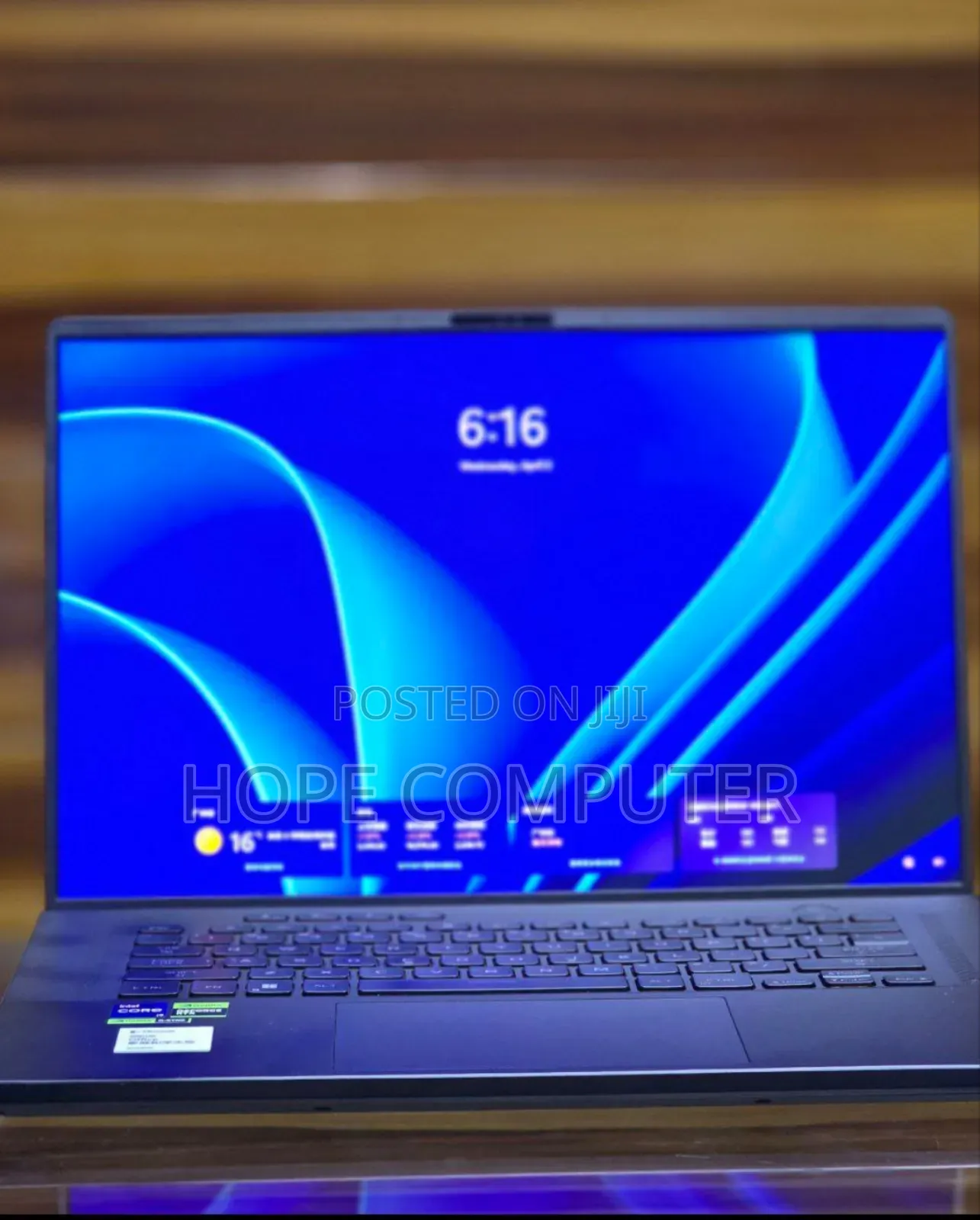 New Laptop Asus ROG Zephyrus M16 GU603HR 16GB Intel Core I9 SSD 1T