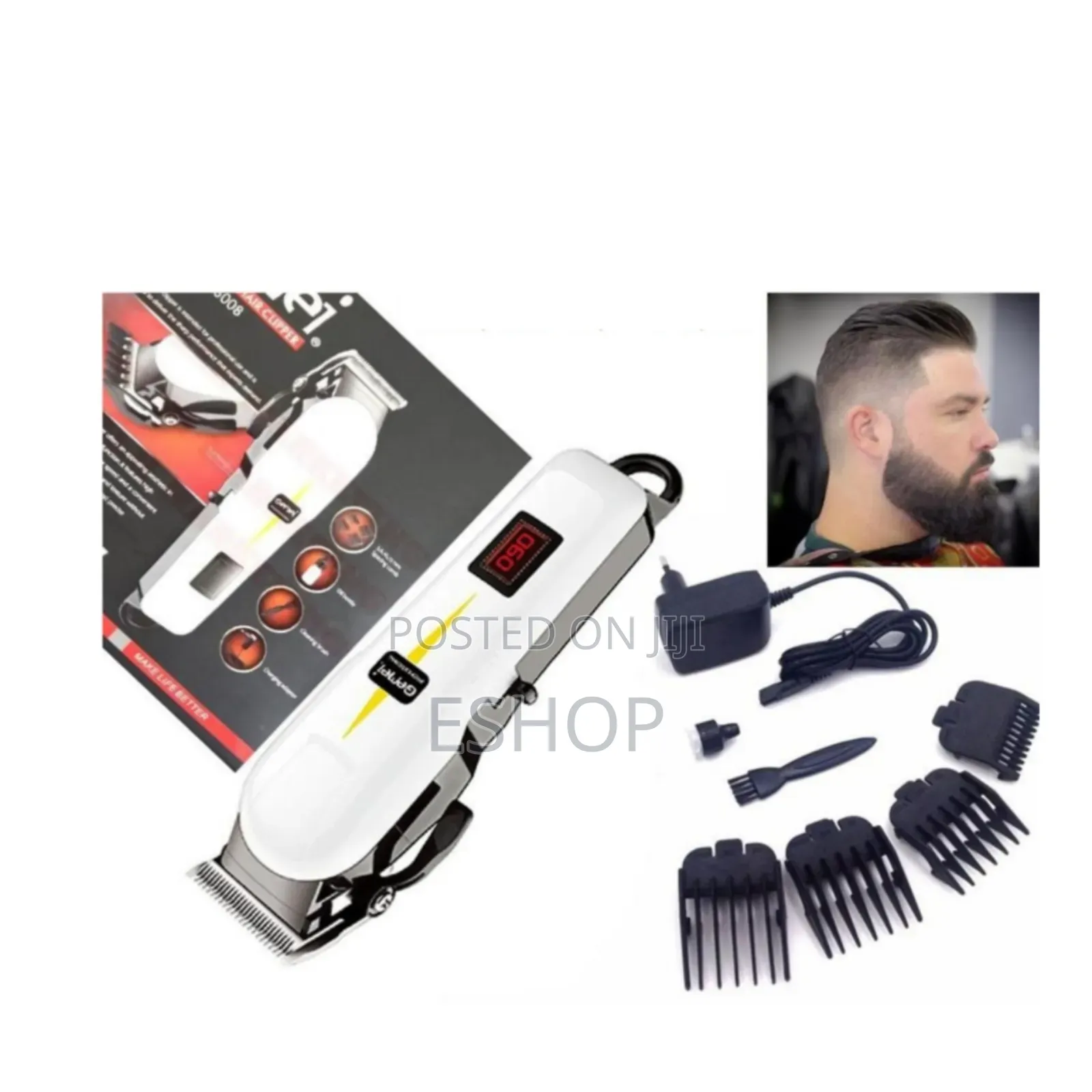 **Geemy Adjustable Clipper – Customize Your Hair Length**