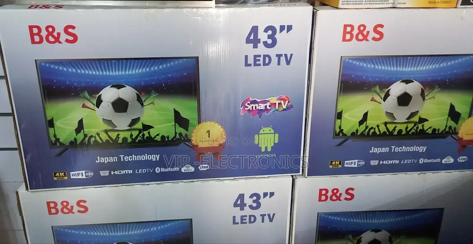 B S 43"Inch Smart Tv