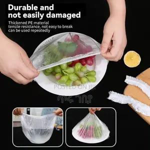 Photo - 100 Pieces Disposable Food Cover,