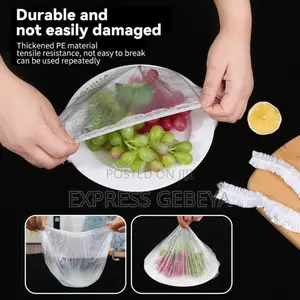 100 Pieces Disposable Food Cover,