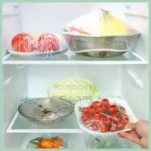 100 Pieces Disposable Food Cover,