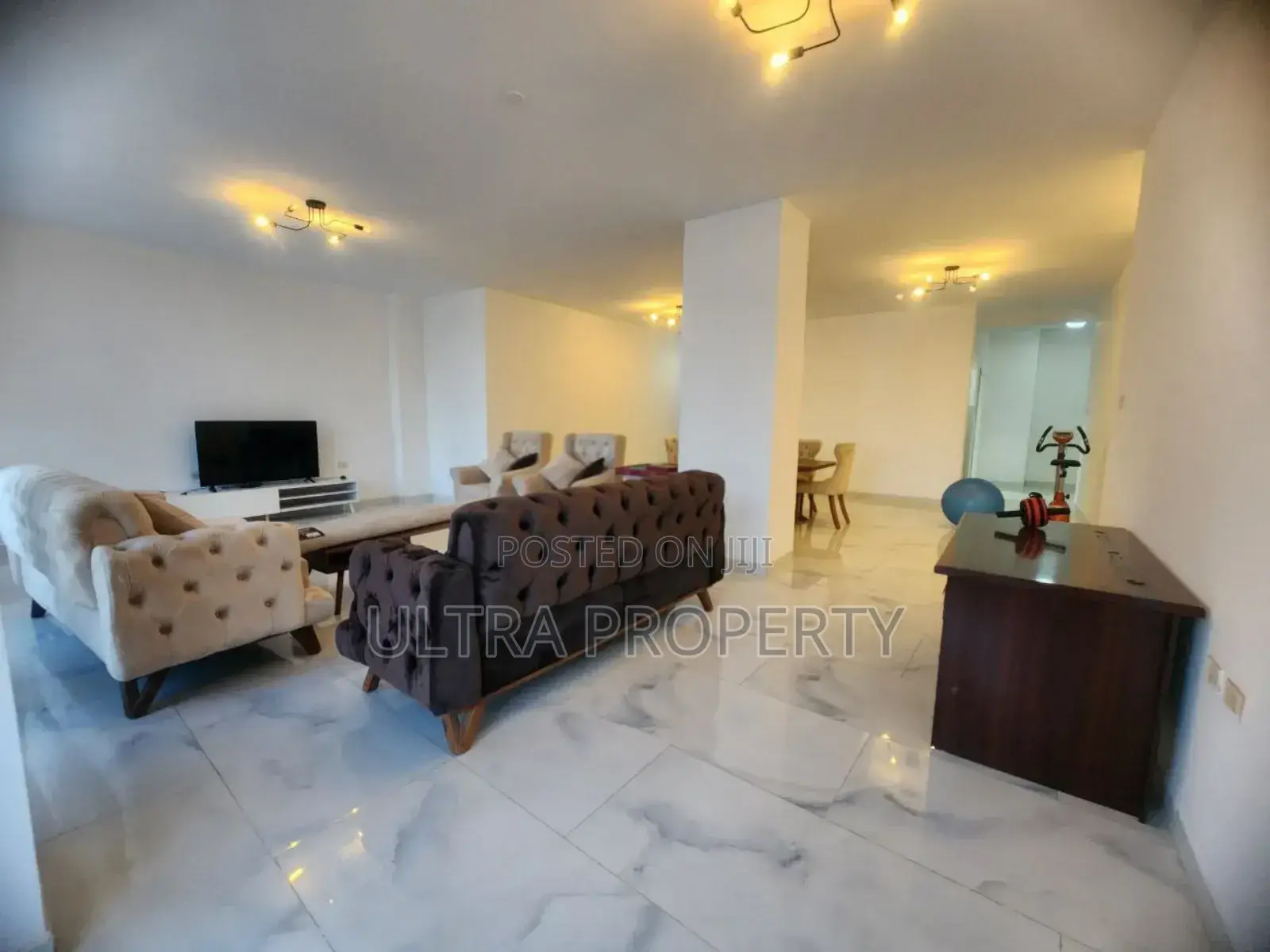 Furnished 3bdrm Apartment in Bole for rent