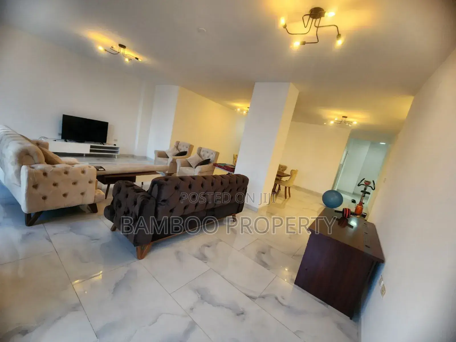 Furnished 3bdrm Apartment in Bole for rent