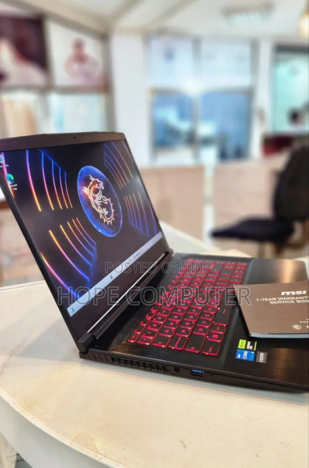 New Laptop MSI GF63 32GB Intel Core I5 SSD 512GB