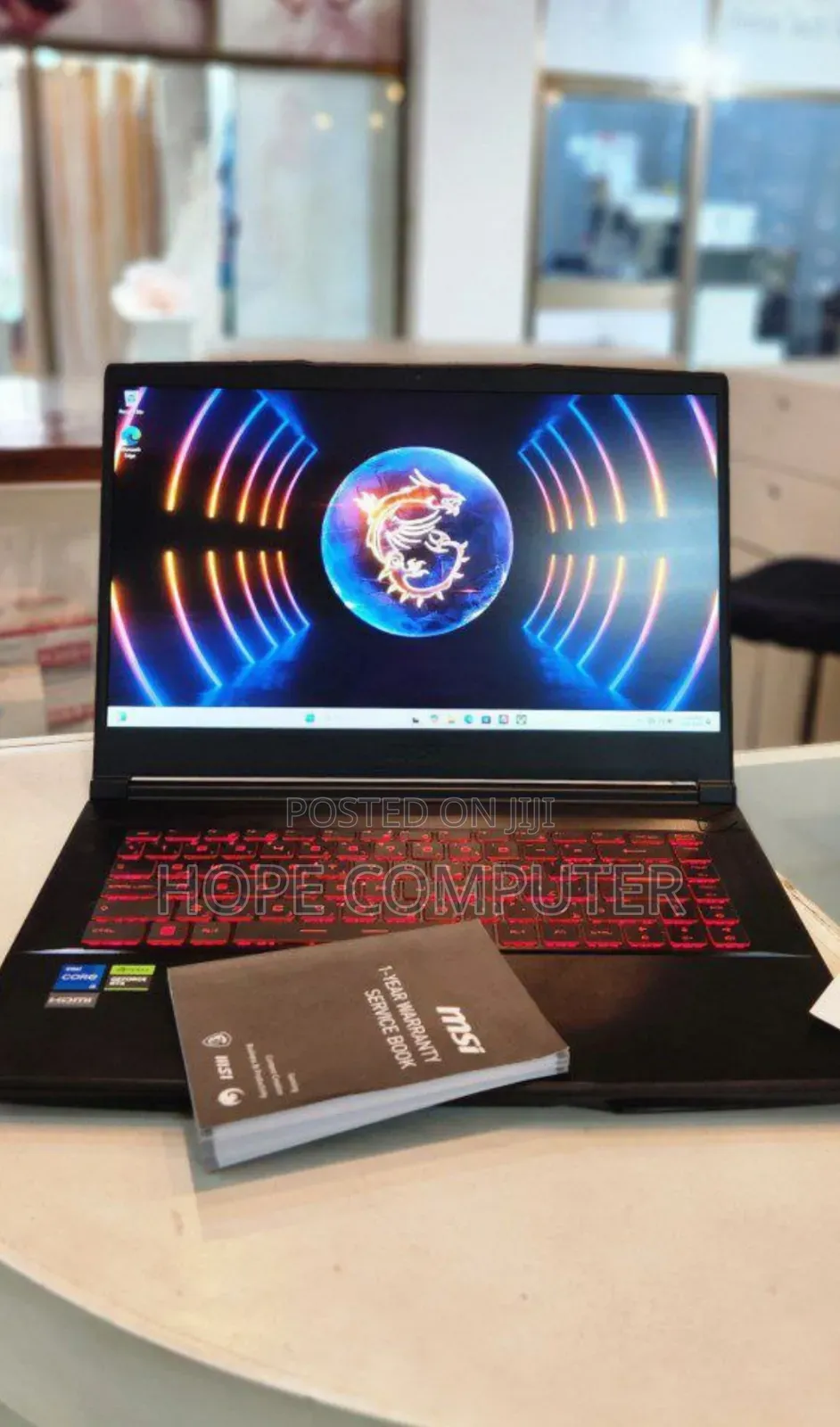 New Laptop MSI GF63 32GB Intel Core I5 SSD 512GB