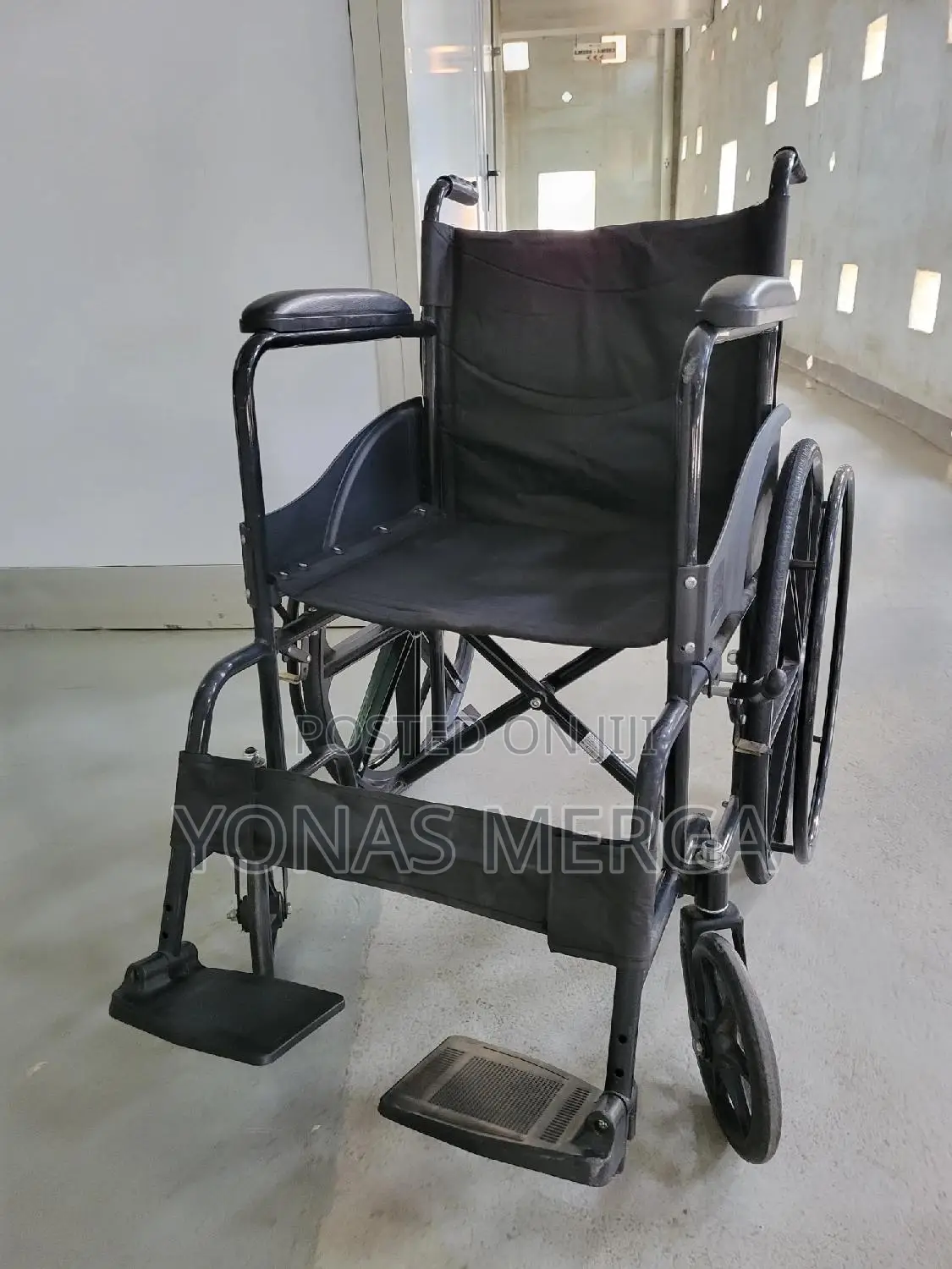 Wheelchair፵賄accusure Wc1 Basic Wheel Chair Mild Steel