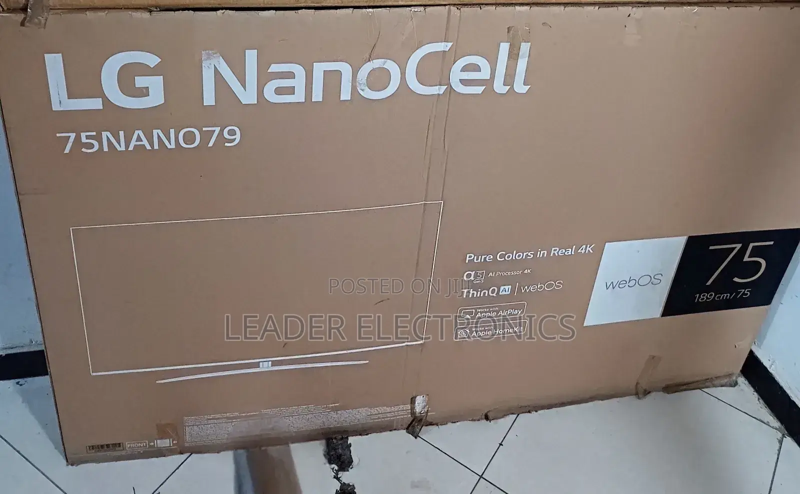 Lg Tv 75" Nano 4 K Ultra Hd