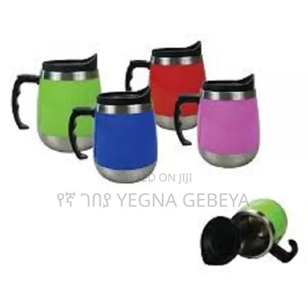 500ml Stainless Steel Travel Coffee Mugs With Handles