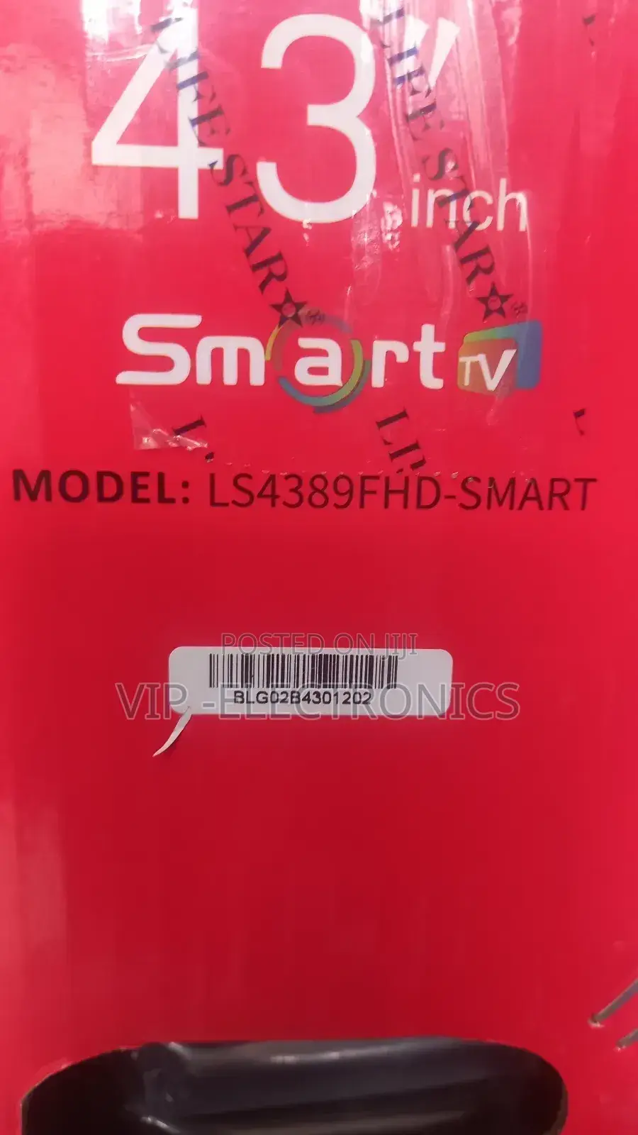 Tornado 43"Inch Tv Smart Android Tv