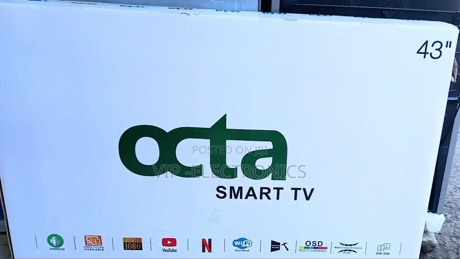 Octa 43"Inch Tv Smart Android Tv