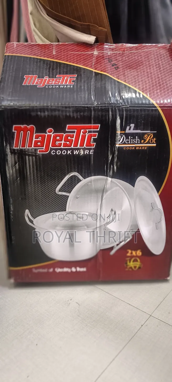 Original Dubai Majestic Cookware 2*6