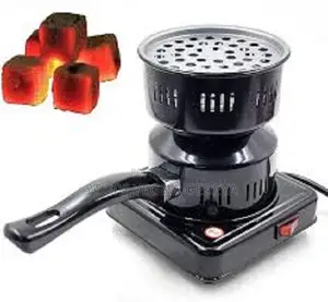 Coal Burner Black Metal Hot Plate