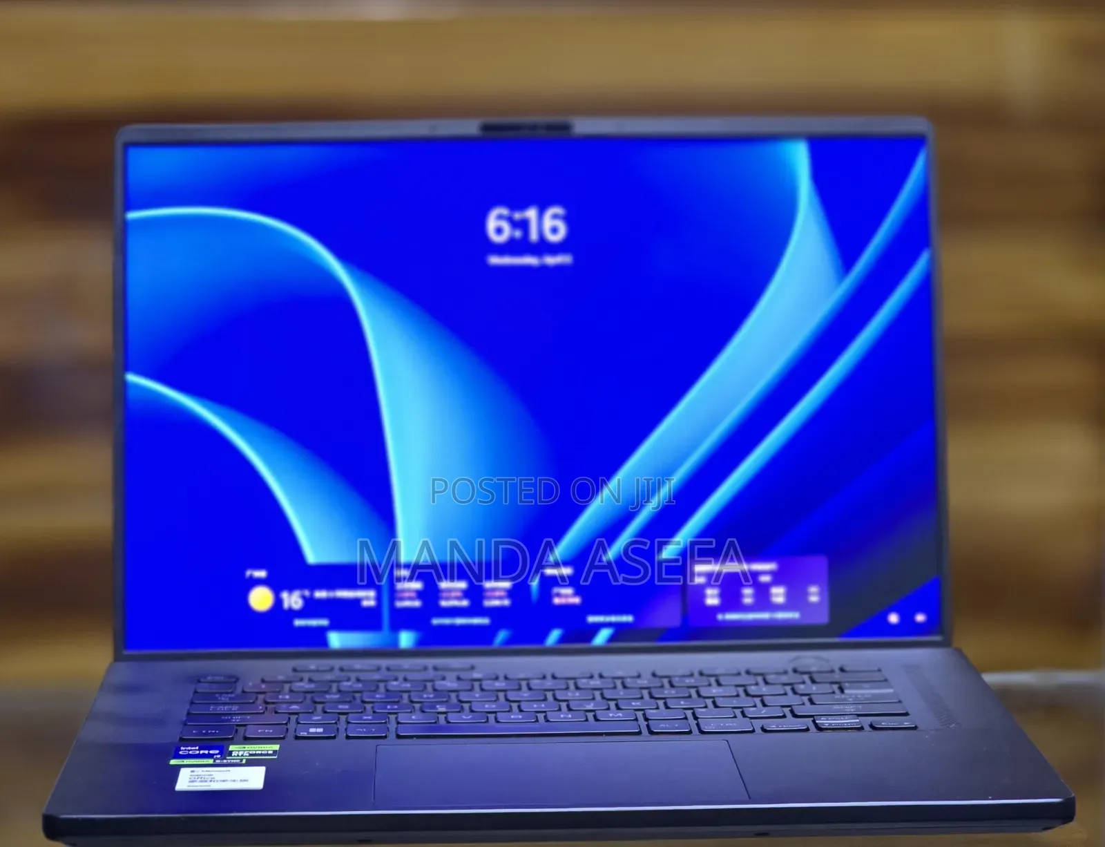 New Laptop Asus ROG Zephyrus M16 GU603HR 16GB Intel Core i9 SSD 1T