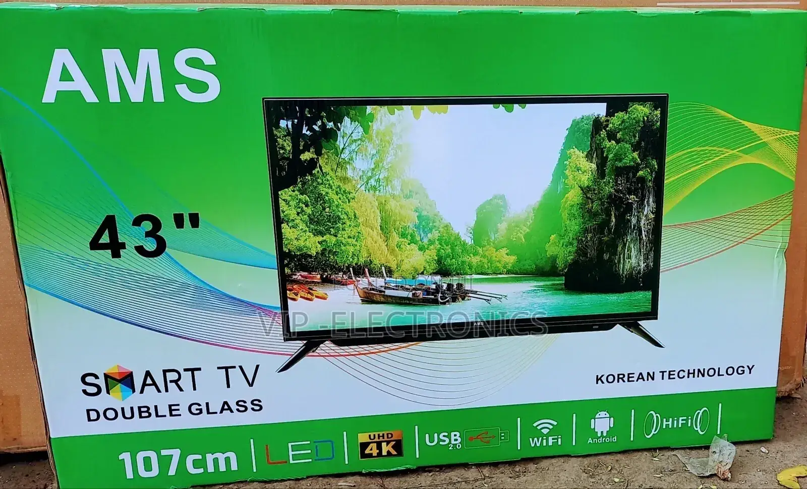 Ams 43"Inch Tv Smart Tv TVTVTVTV