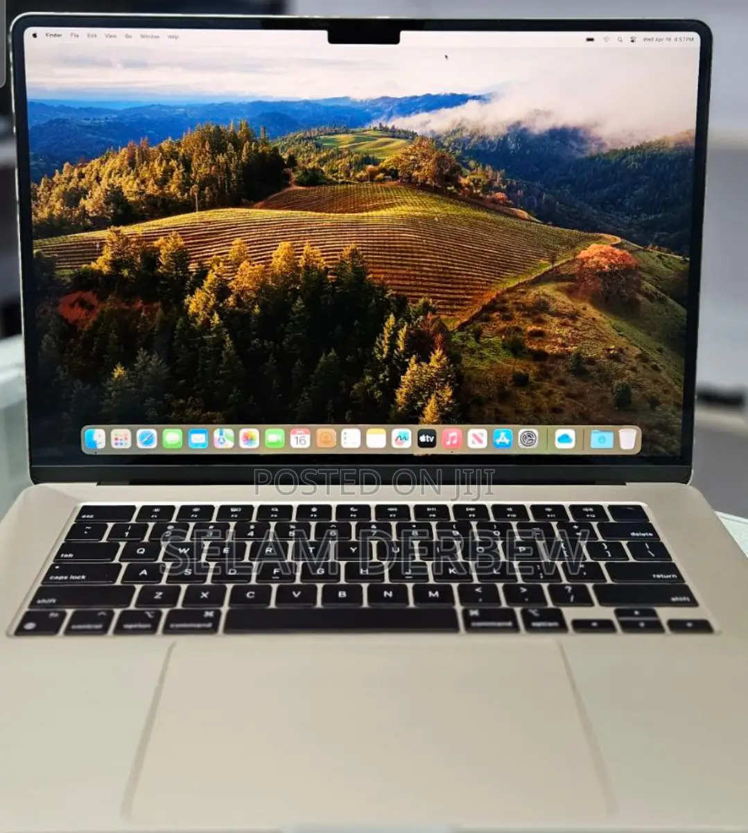 New Laptop Apple MacBook Air 2024 M3 15-Inch 8GB Apple M3 SSD 256GB