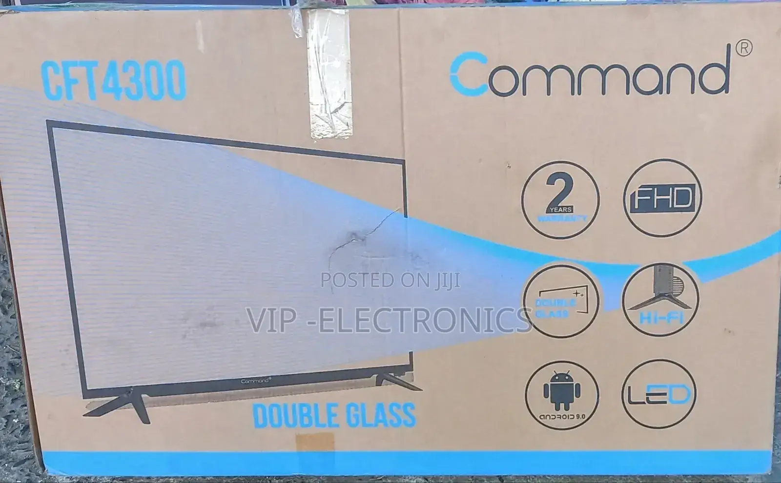 Command 43"Inch Rv Smart Android 9.0 Nwe