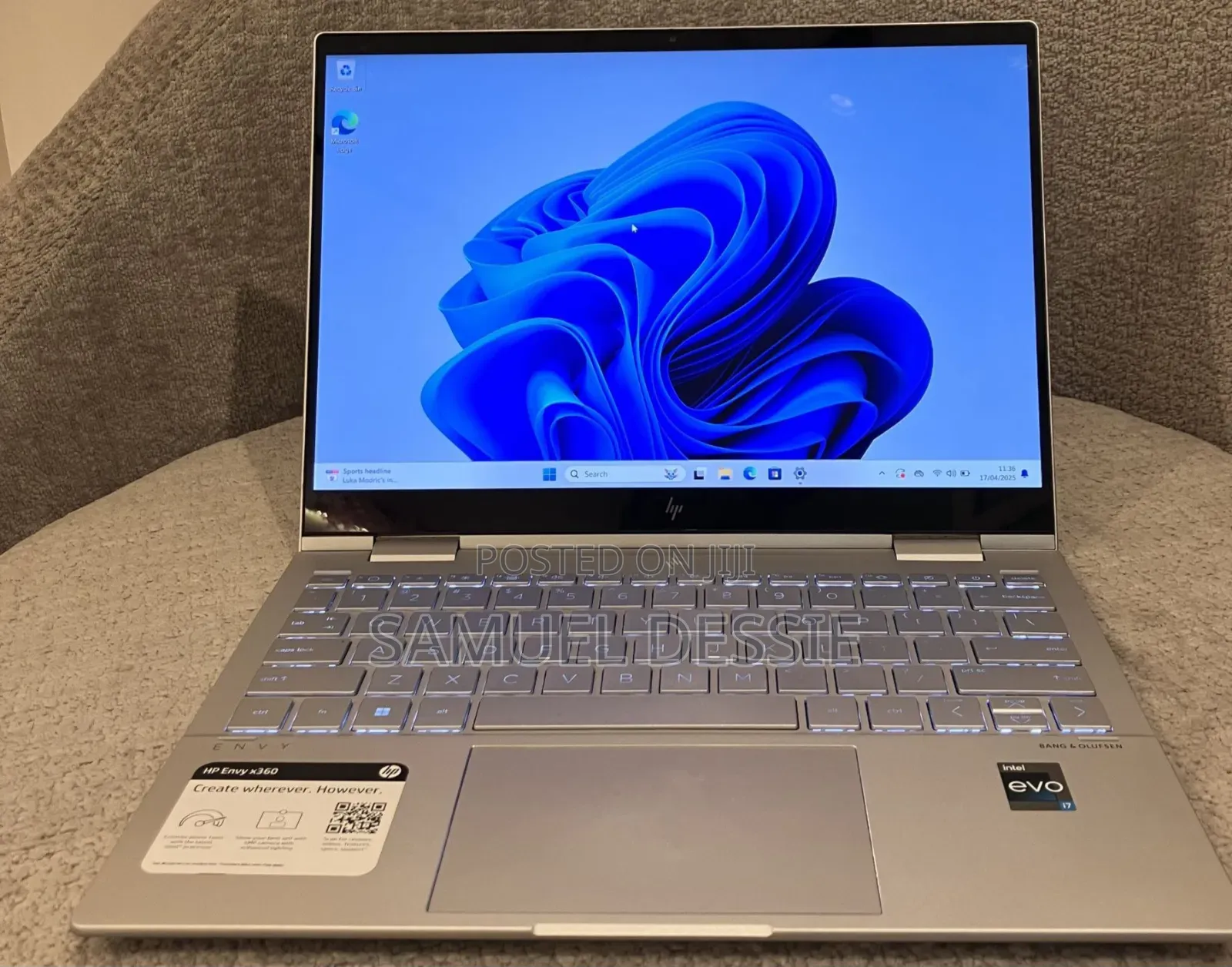 New Laptop HP Envy X360 8GB Intel Core I7 SSD 512GB