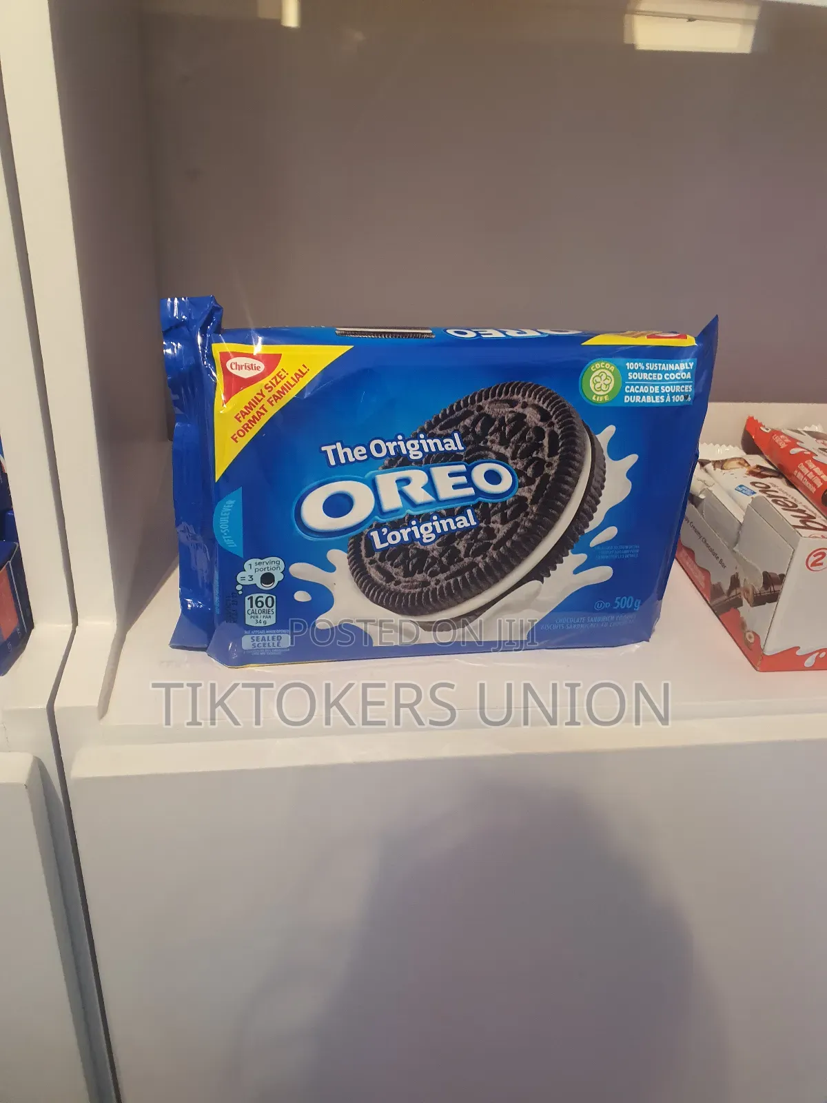 Original Oreo Cookies, Family Size (500g).